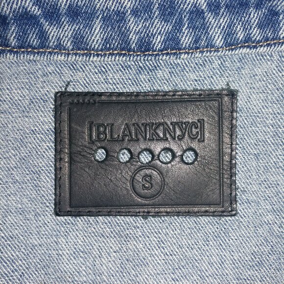 BLANK NYC: 100%Cotton Denim Jacket  - Women's Size Small - NWOT - Picture 6 of 7